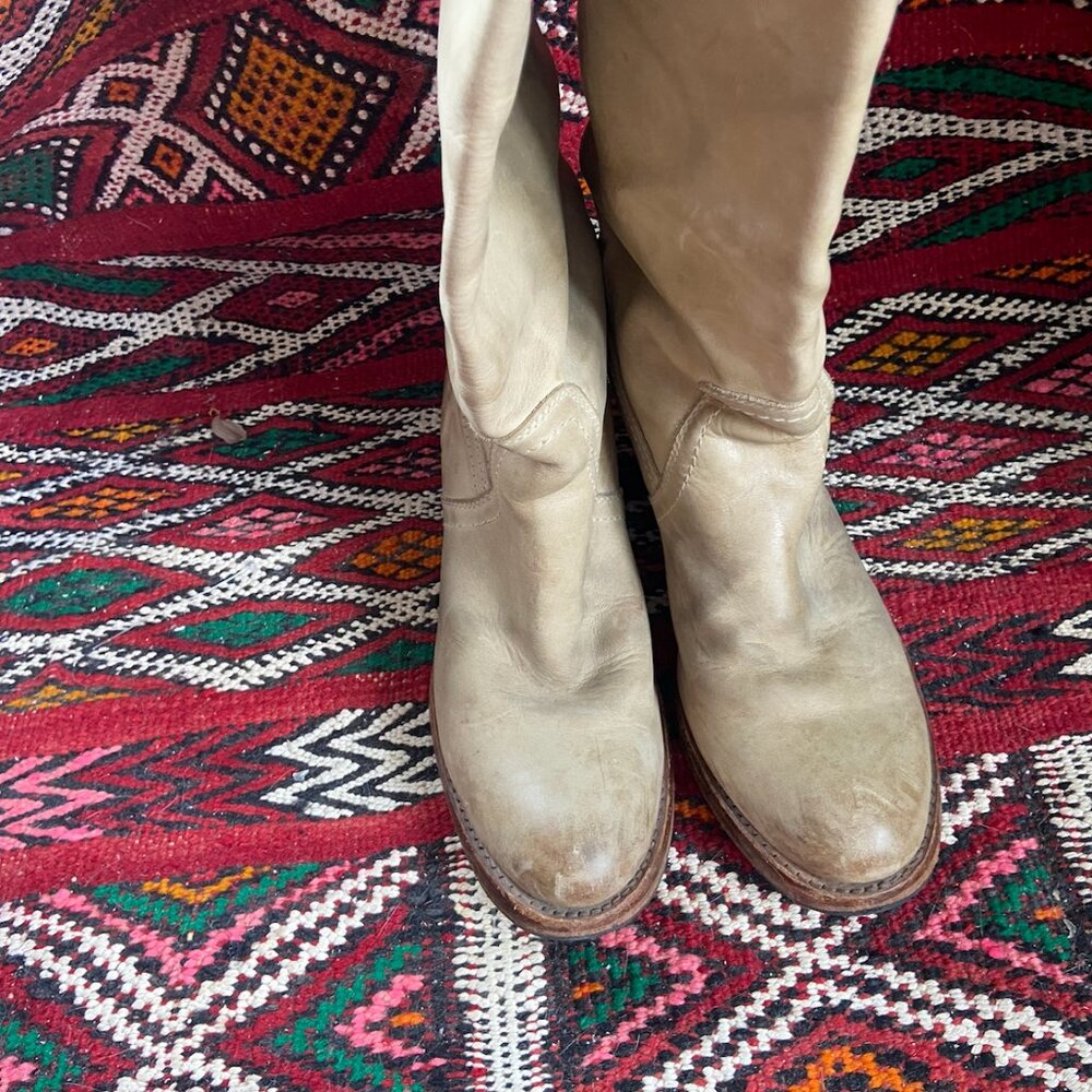 Frye Tan Heeled Boots - Picture 3 of 6